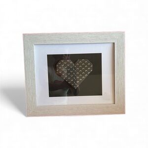 Origami black heart Handmade hand crafted by me Sinta Margot New with frame